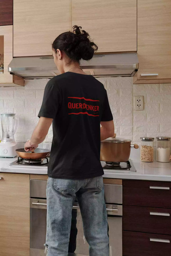 Unisex T-Shirt, Design "Querdenker" Front- oder Backside