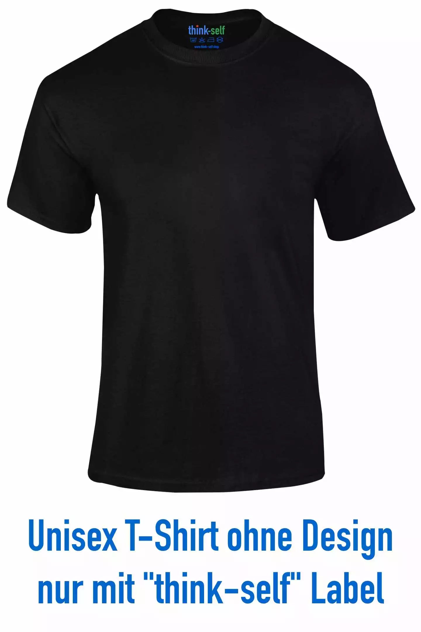 Unisex T-Shirt, mit Label, ohne Design