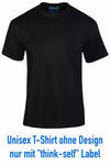 Unisex T-Shirt, mit Label, ohne Design
