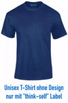 Unisex T-Shirt, mit Label, ohne Design