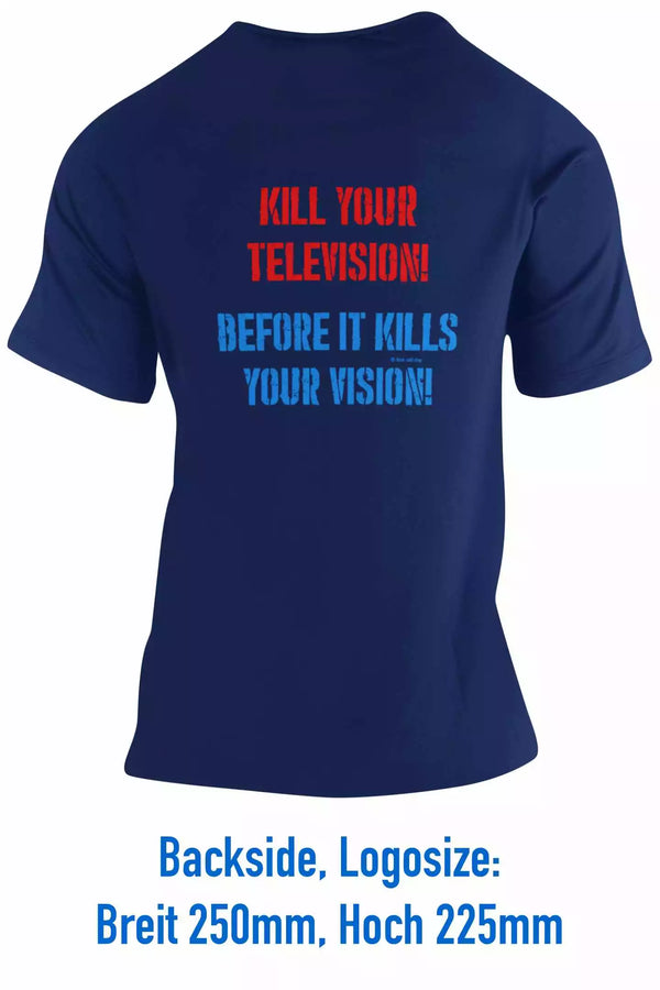 Unisex T-Shirt, Design "Television" Backside