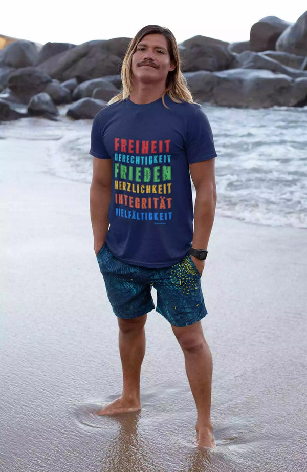Unisex T-Shirt, Design "Freiheit" Frontside