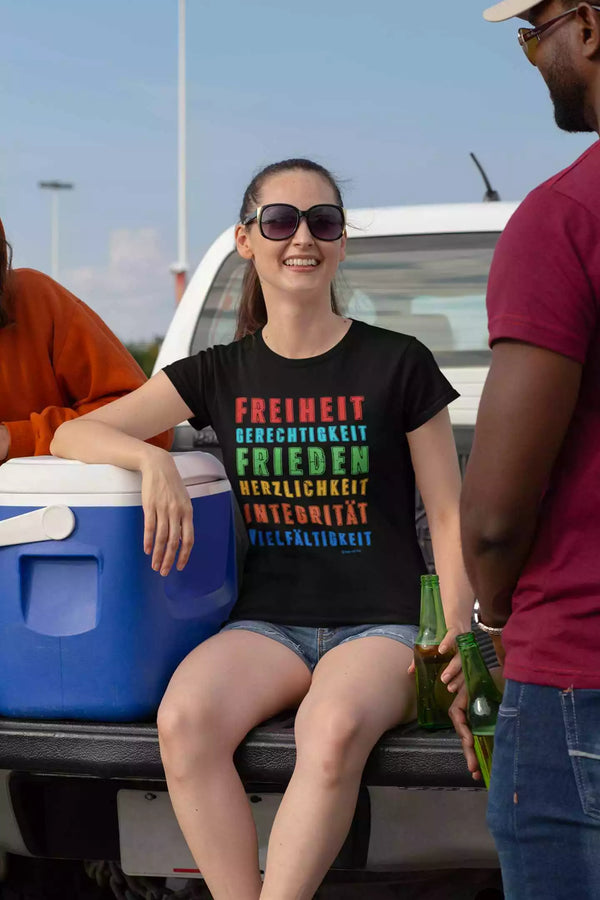 Unisex T-Shirt, Design "Freiheit" Frontside