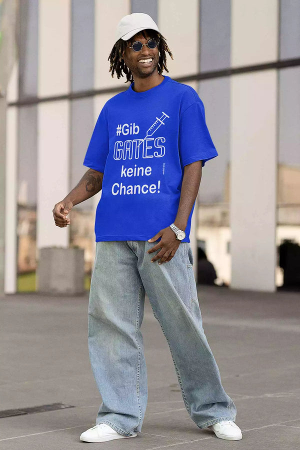 Unisex T-Shirt, Design "Gib Gates..." Frontside