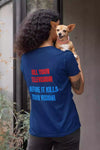 Unisex T-Shirt, Design "Television" Backside