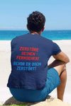 Unisex T-Shirt, Design "Fernsehen" Backside