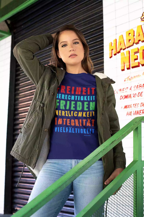 Unisex T-Shirt, Design "Freiheit" Frontside