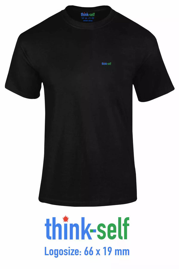 Unisex T-Shirt, Logo "think-self" 66x19mm Frontside