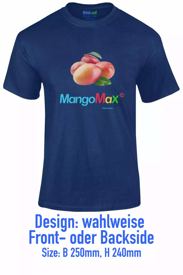 Unisex T-Shirt, Design "MangoMax" Front- oder Backside