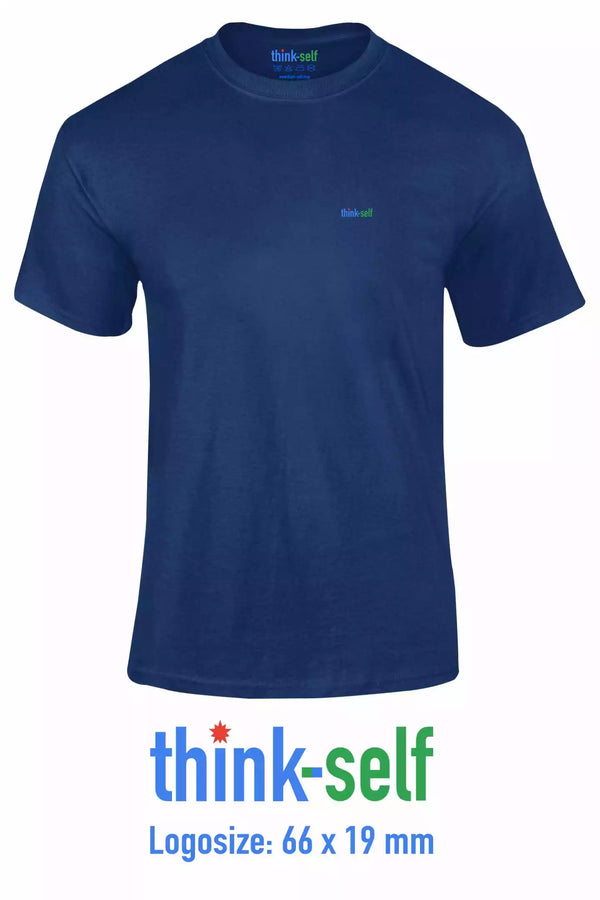 Unisex T-Shirt, Logo "think-self" 66x19mm Frontside