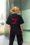 Unisex T-Shirt, Design "Besser du böse..." Backside