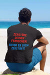Unisex T-Shirt, Design "Fernsehen" Backside