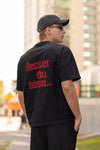 Unisex T-Shirt, Design "Besser du böse..." Backside