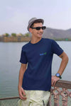 Unisex T-Shirt, Logo "think-self" 100x34mm Frontside