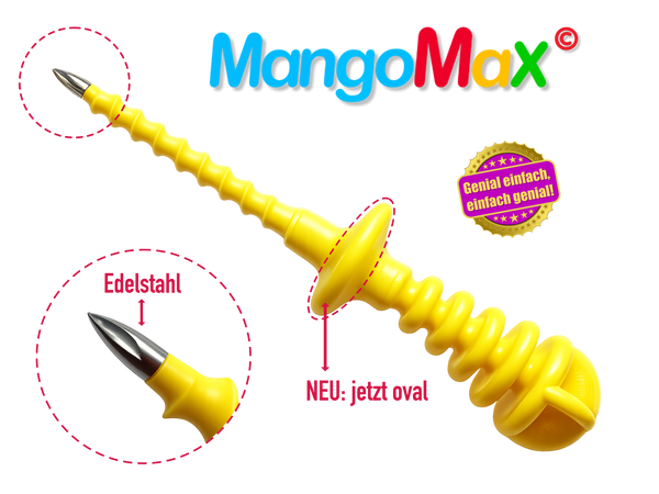 MangoMax 4.0 oval mit Edelstahlspitze