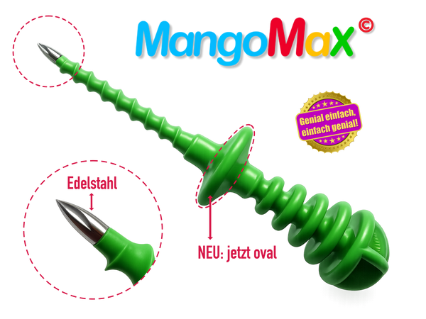 MangoMax 4.0 oval mit Edelstahlspitze
