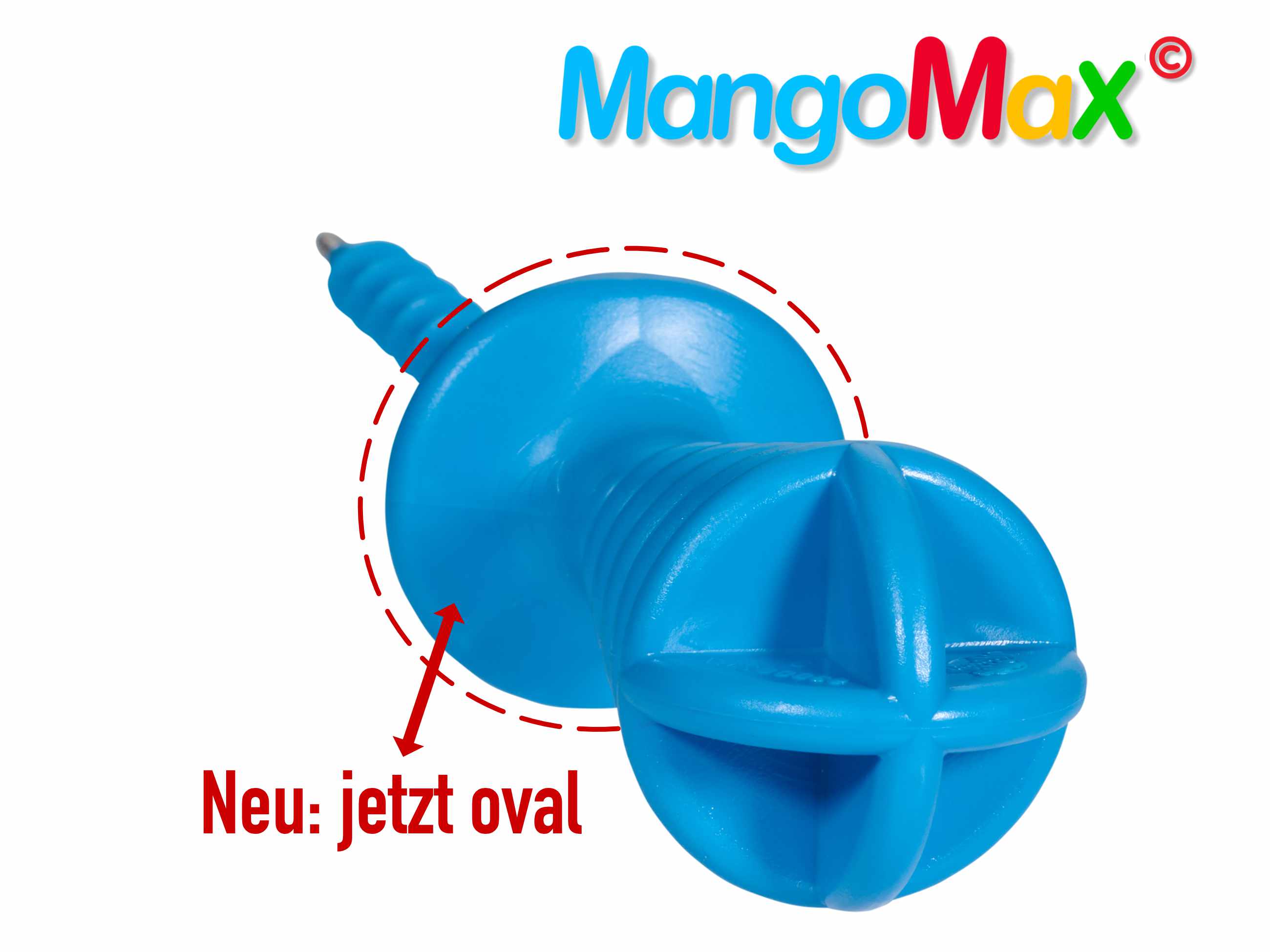 MangoMax 3.0 oval mit Edelstahlspitze